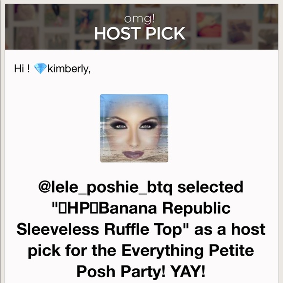 🎉HP🎉Banana Republic Sleeveless Ruffle Top - Picture 5 of 6